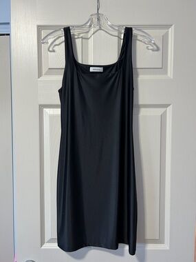 Babaton Black Sleeveless Mini Dress